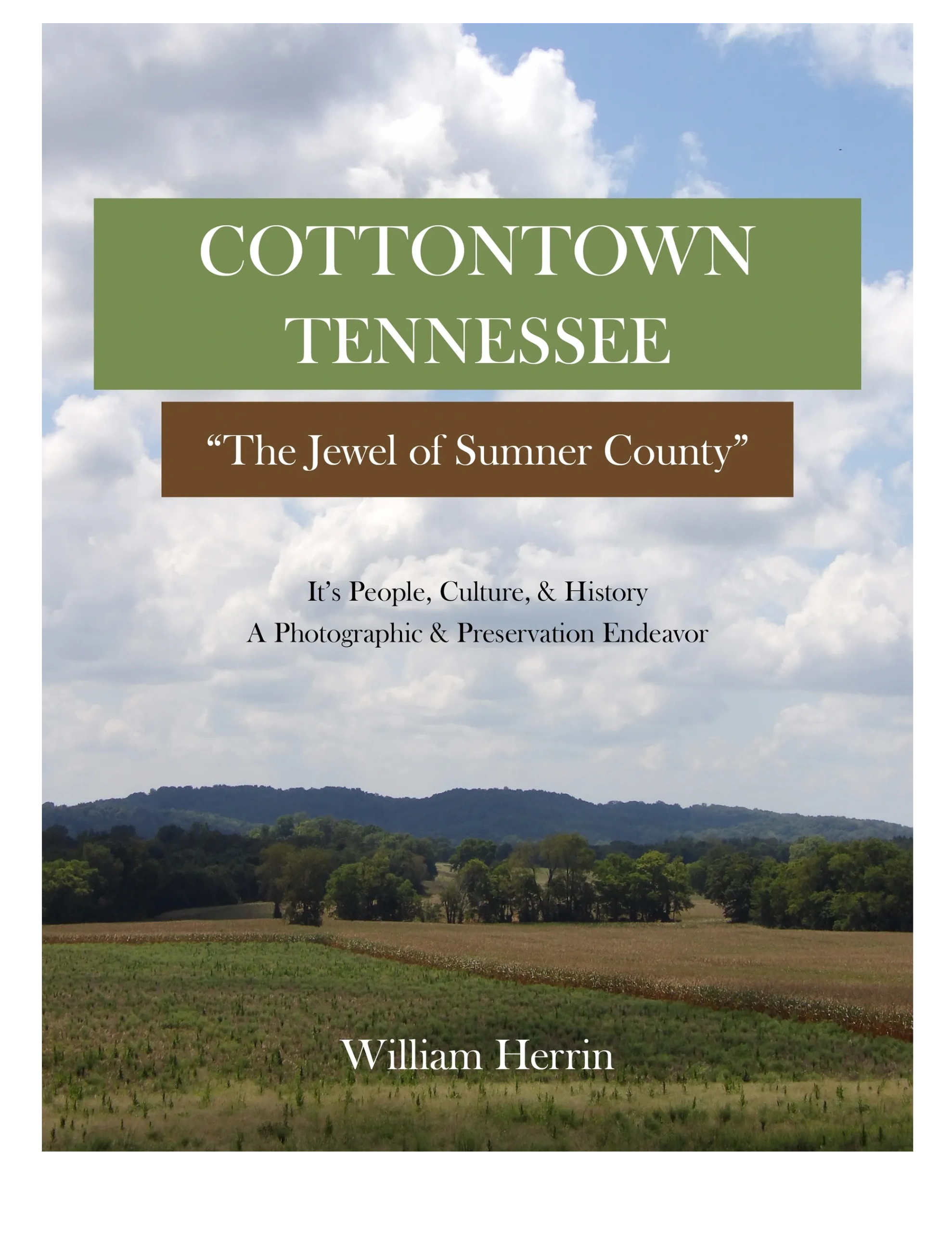 Cottontown Tennessee book cover — The Jewel of Sumner County by William Herrin